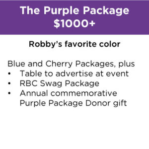 Sponsorship – The Purple Package