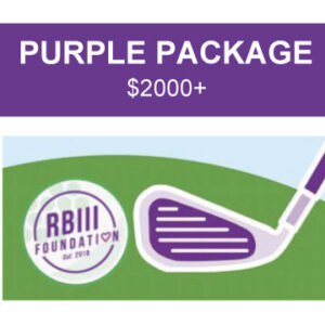 Golf Sponsorship – The Purple Package